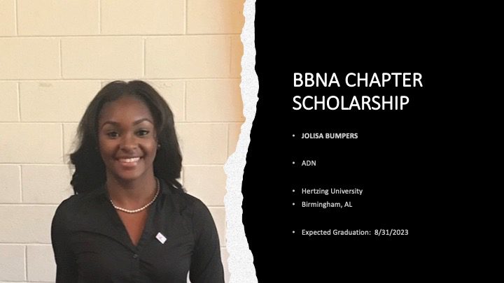 BBNA chapter scholarship banner